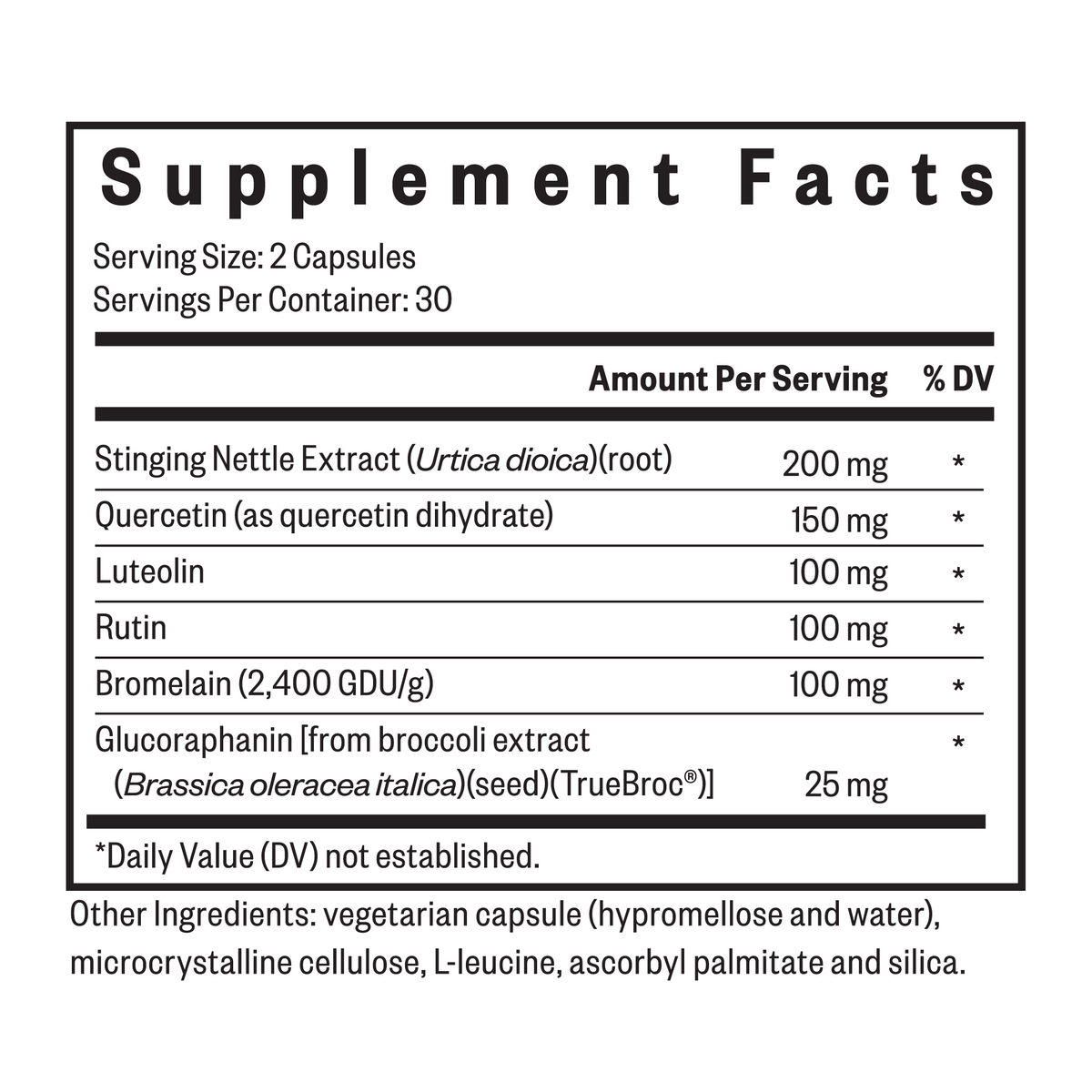 HistaminX | 60 Capsules | Seeking Health