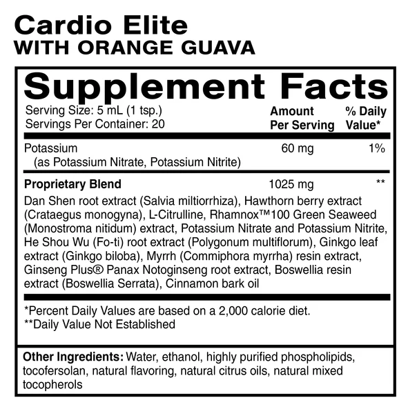Cardio Elite Plus 100ml | Quicksilver Scientific Ireland 