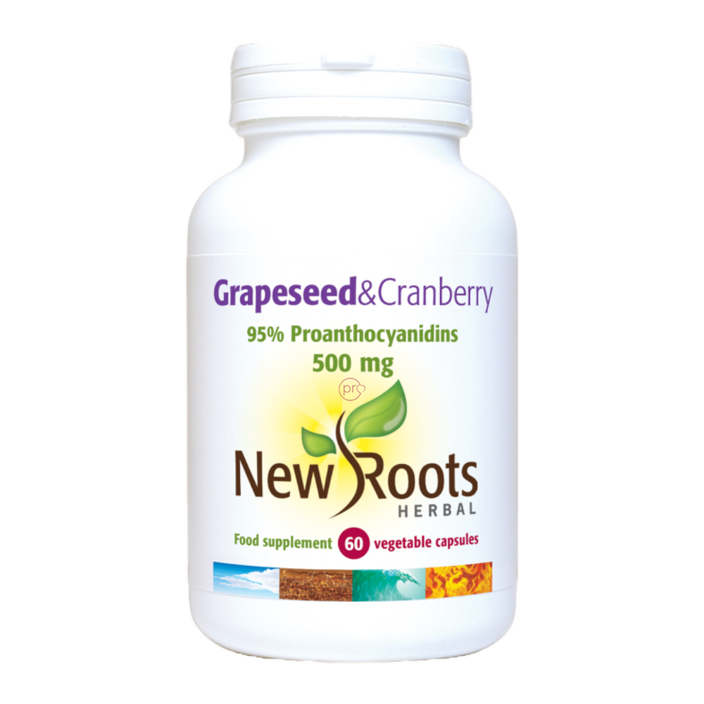 Grapeseed and Cranberry | 60 Capsules | New Roots Herbal Ireland EU 