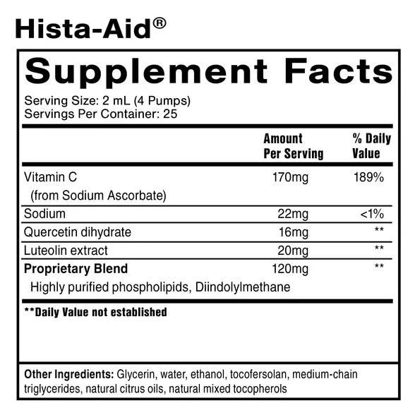 Hista Aid 50ml | Quicksilver Scientific Ireland 
