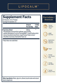 Lipocalm - Sleep Formula 50 ml | Quicksilver Scientific Ireland 