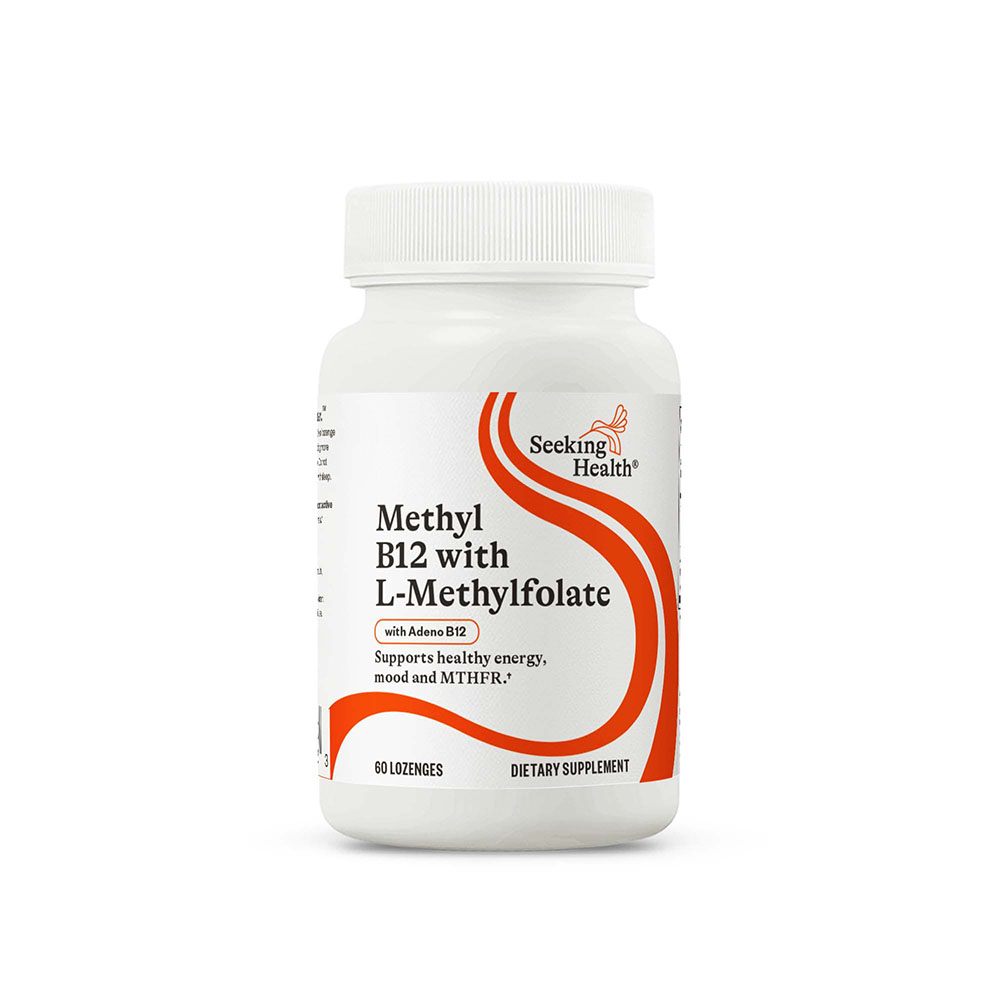 Methyl B12 with L-Methyl Folate | 60 Lozenges | Seeking Health Ireland 