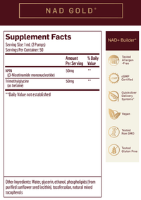 Nad+ Gold 50ml | Quicksilver Scientific Ireland 