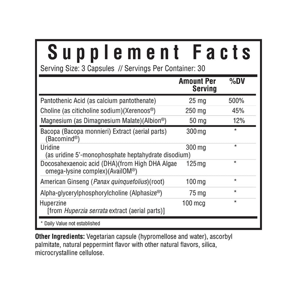 Buy Optimal Focus | 90 Capsules | Seeking Health Ireland