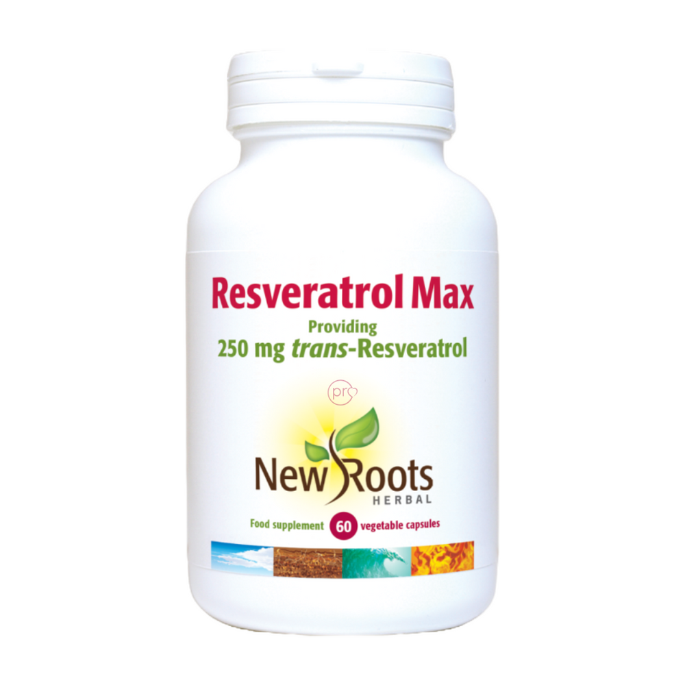 Resveratrol Max | 60 Capsules | New Roots Herbal Ireland 