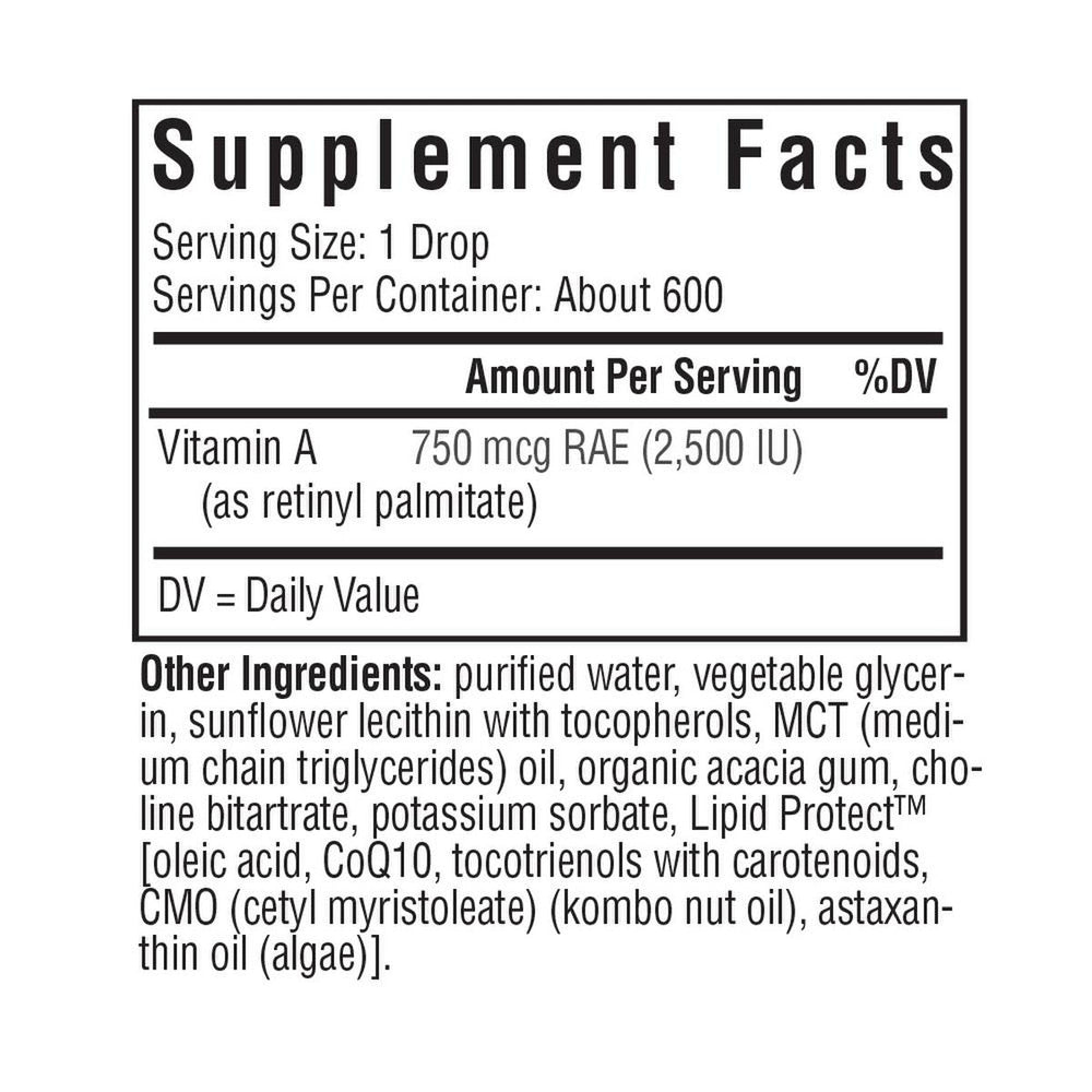 Buy Vitamin A Drops | 600 Servings | Seeking Health Ireland